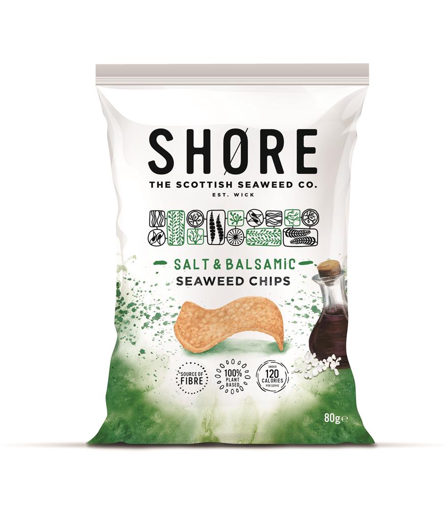 Salt & Balsamic Seaweed Chips