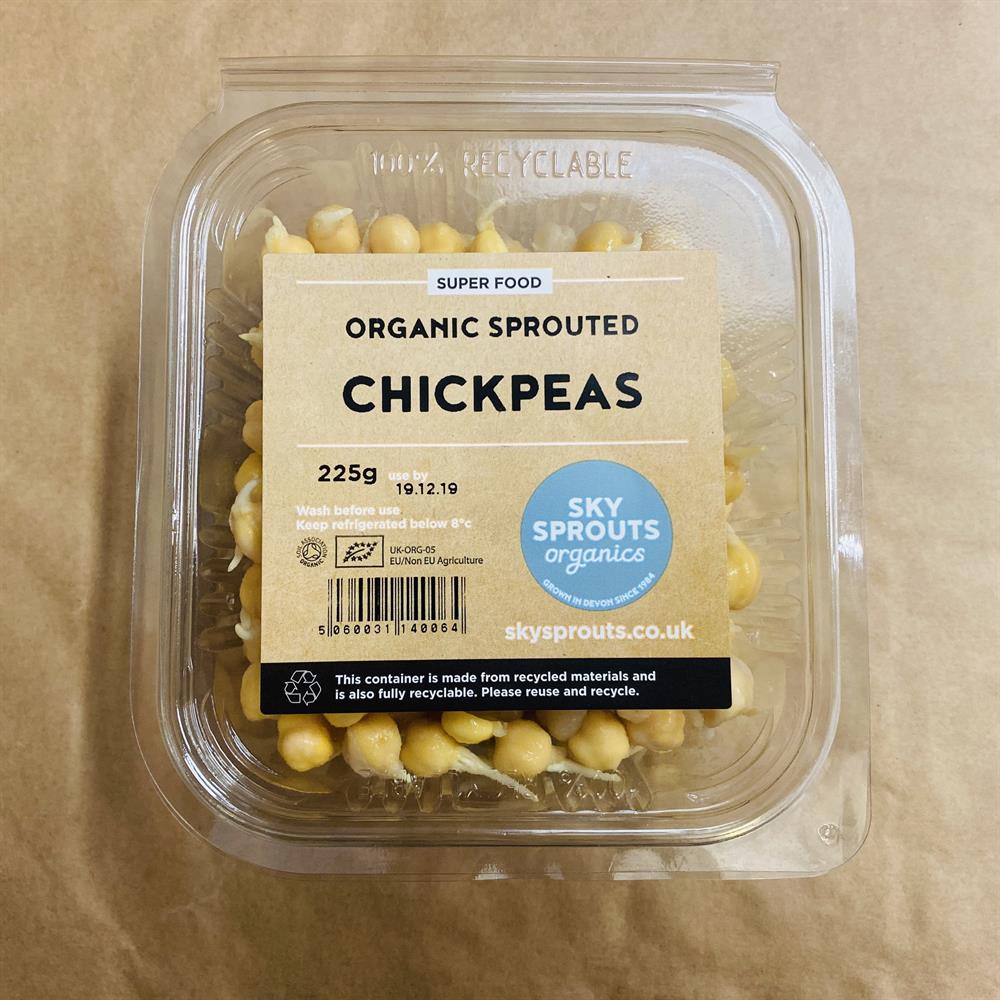 Organic Sprouted Chickpeas