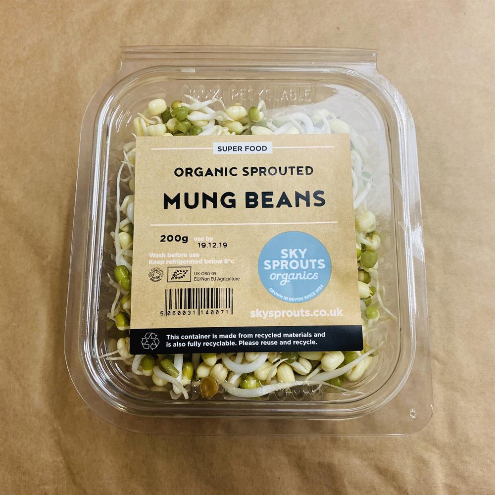 Organic Sprouted Mung Beans