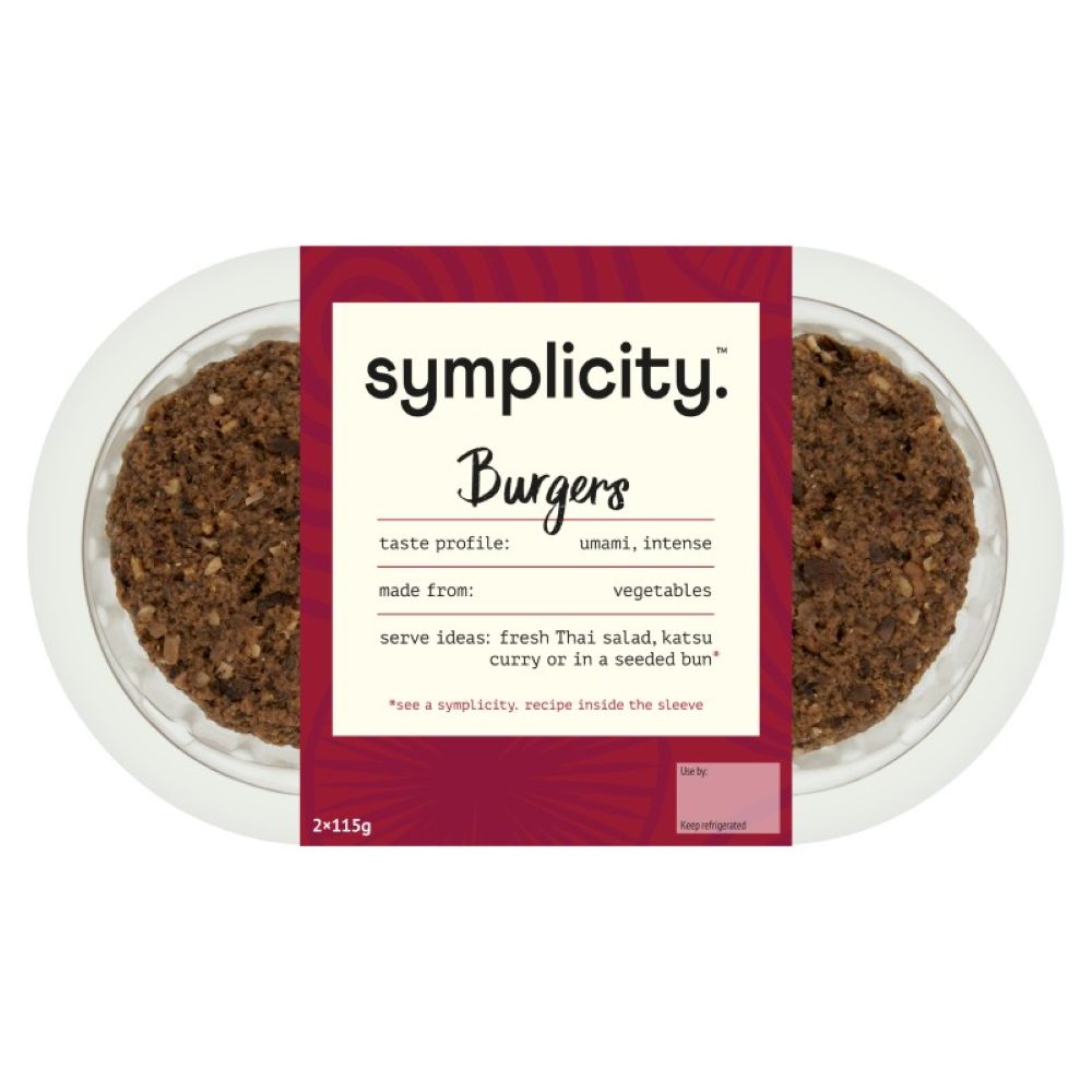 Symplicity Plant Based Burgers