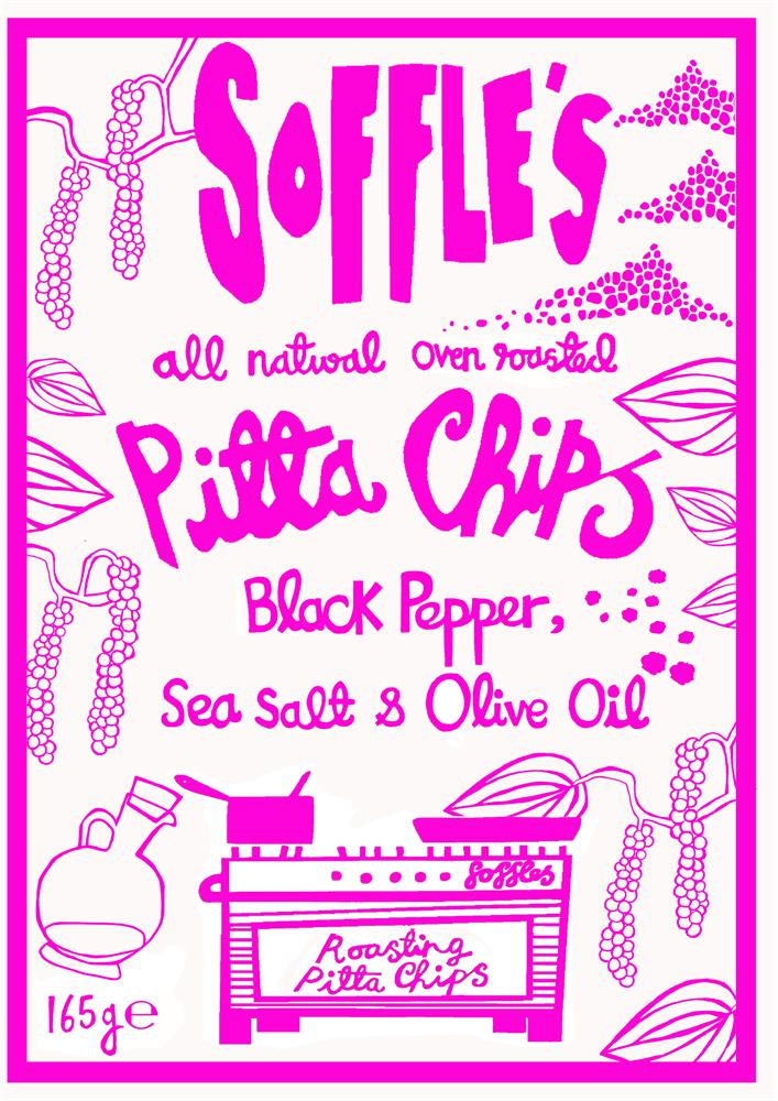 Black Pepper Pitta Chips