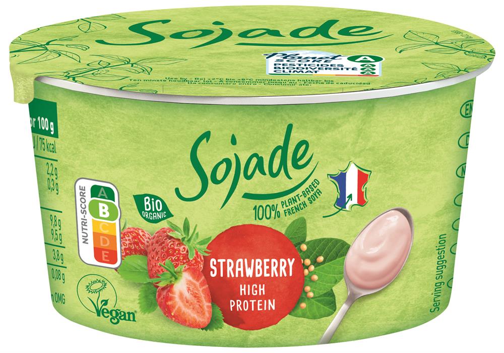 Org Strawberry Soya Yoghurt
