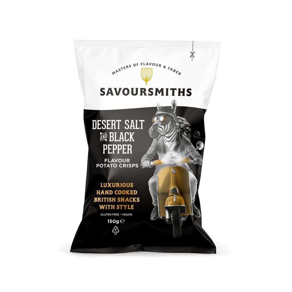 DesertSalt Black Pepper Crisps