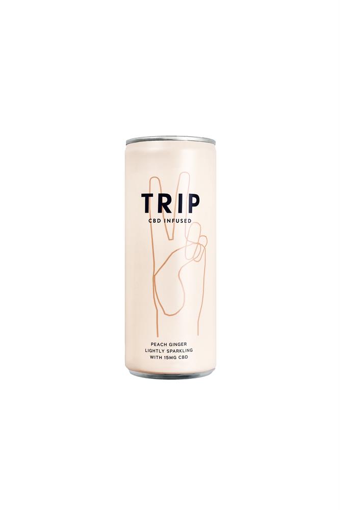 Peach Ginger CBD Infused Drink