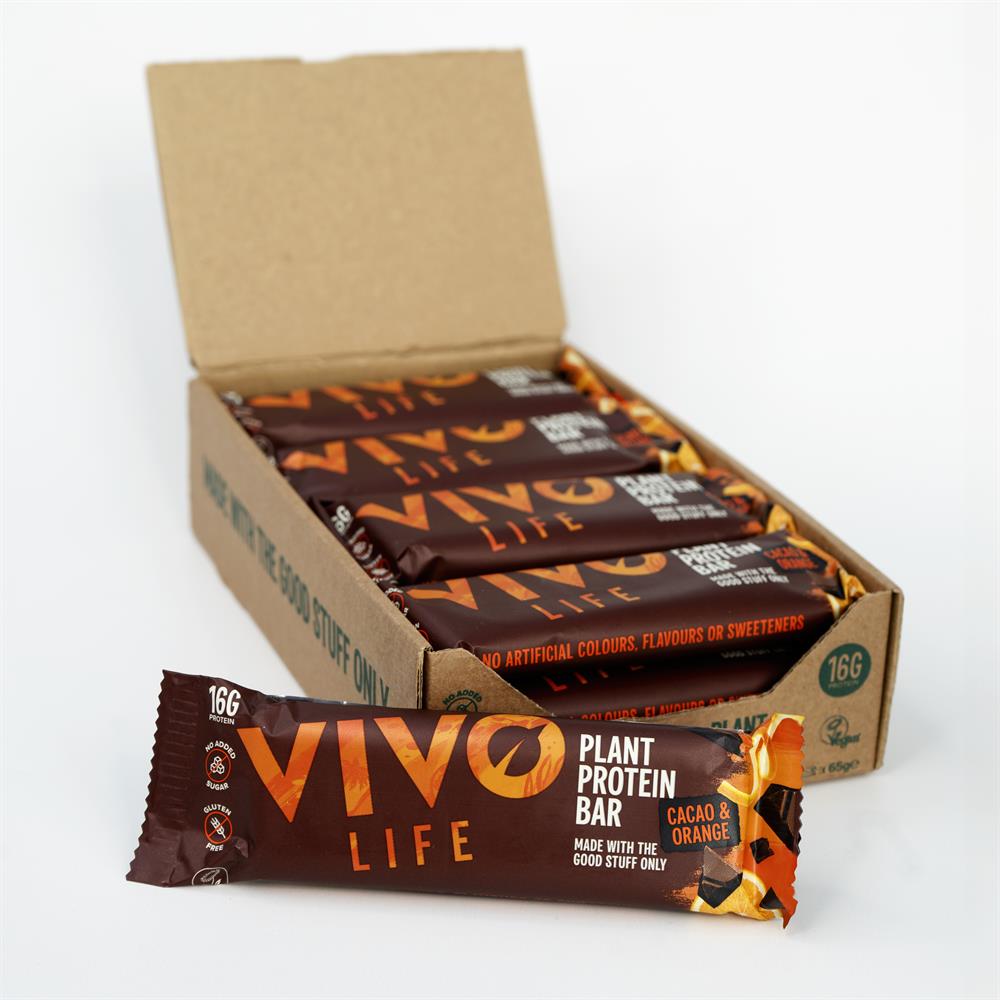 Plant Protein Bar Cacao Orange