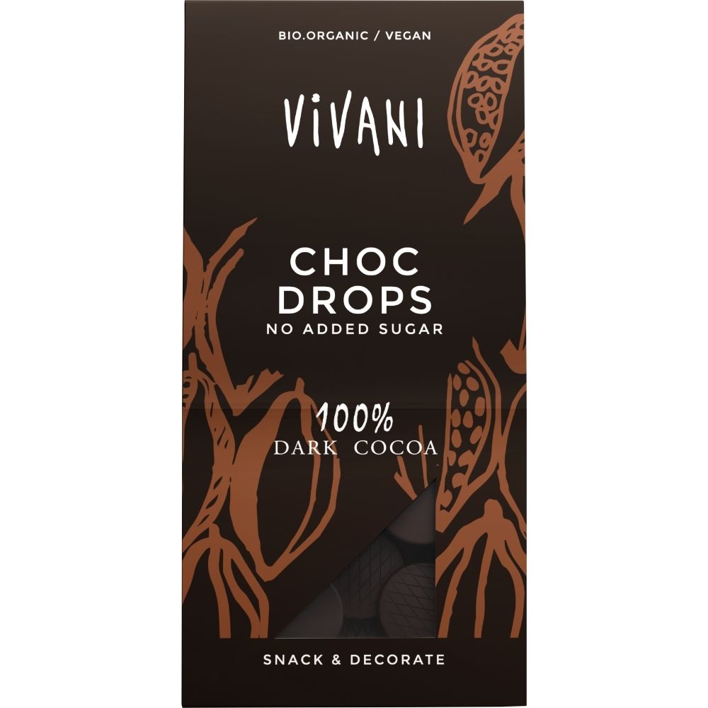Dark Choc Drops 100%