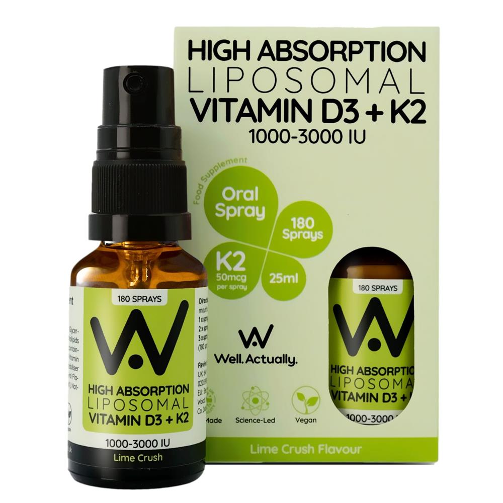 Vit D3+K2 spray (2000IU) Lime