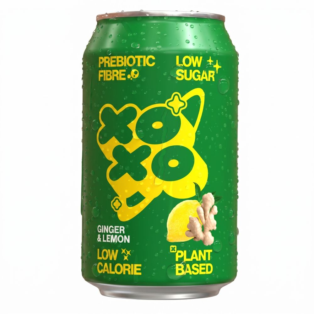 Ginger & Lemon Prebiotic Soda