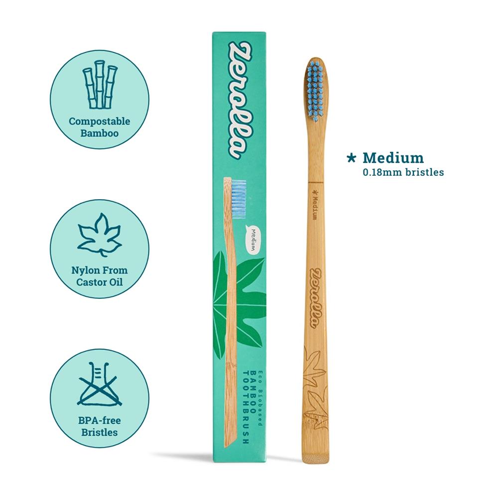 Bamboo Toothbrush - Medium
