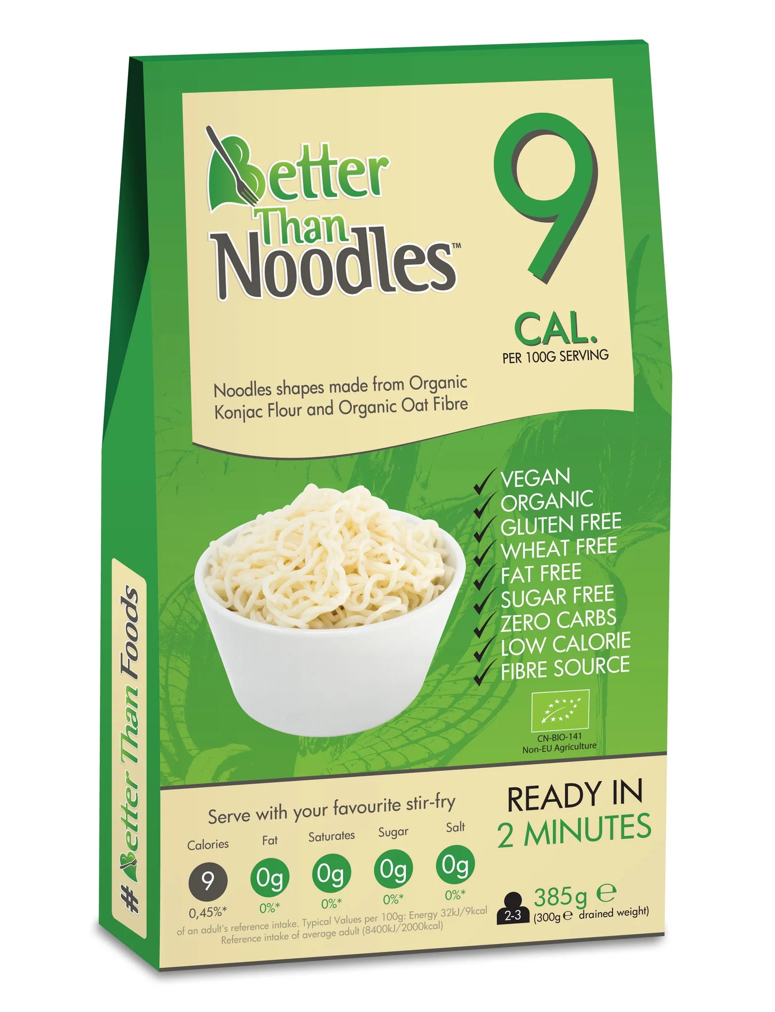 Organic Konjac Noodles - Better Than - 385g