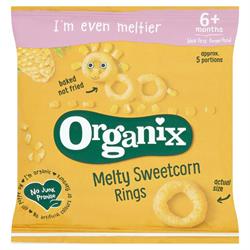 Melty Sweetcorn Rings 20g