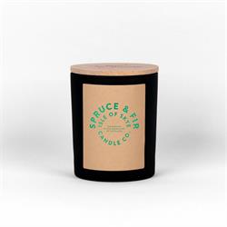 Spruce & Fir Black Candle