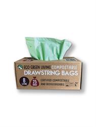 8L Drawstring Bin Liner