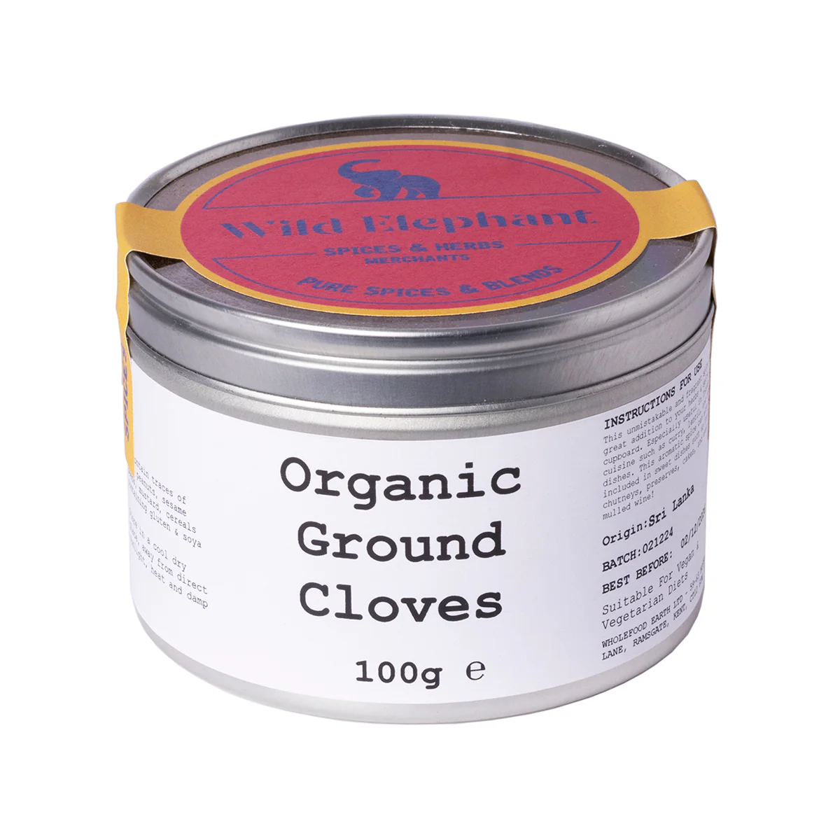 Organic Ground Cloves - Wild Elephant