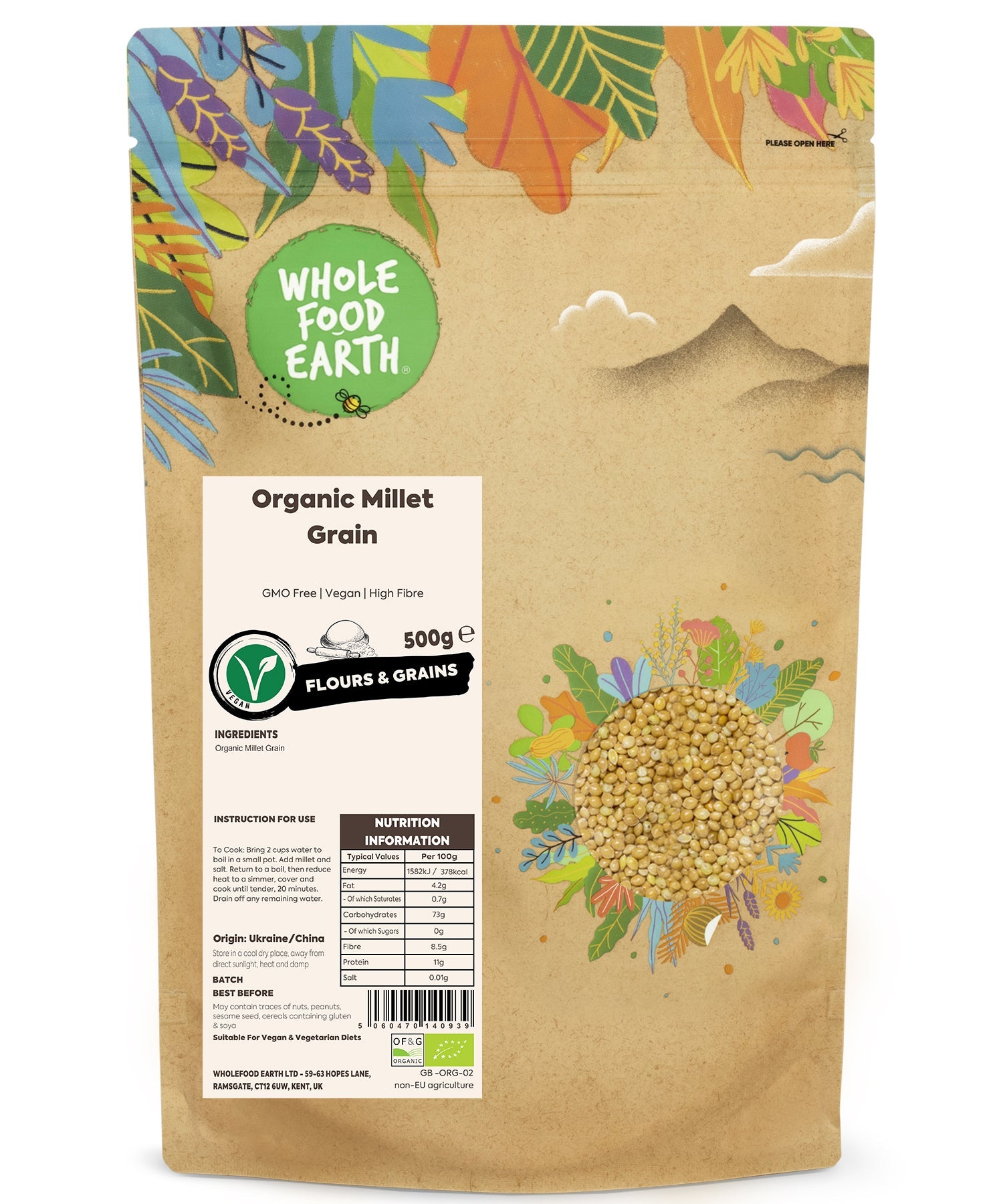 Organic Millet Grain