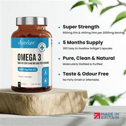 Omega 3 Softgels - 2000mg
