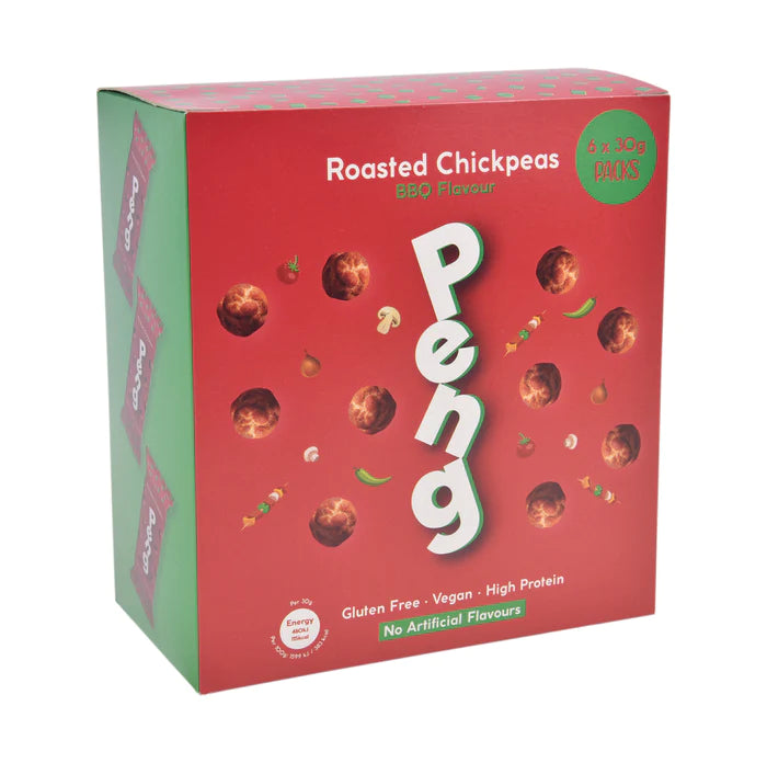 BBQ Roasted Chickpeas - 6x30g - Peng