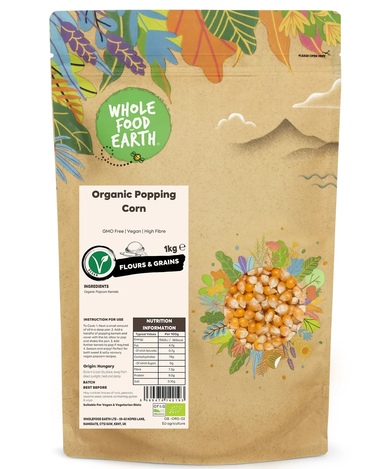 Organic Popcorn
