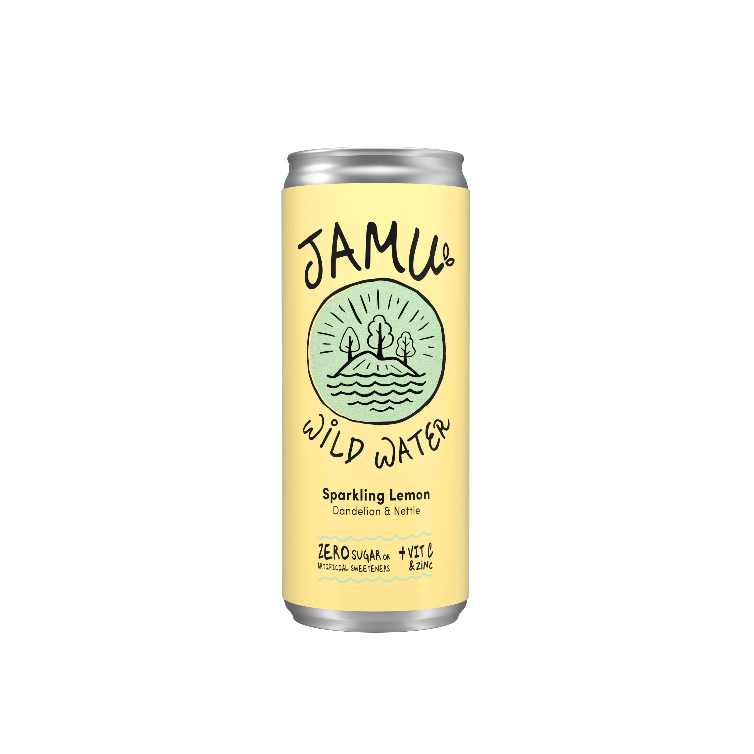 Jamu Wild Water - Natural Sparkling Lemon Water 250ml
