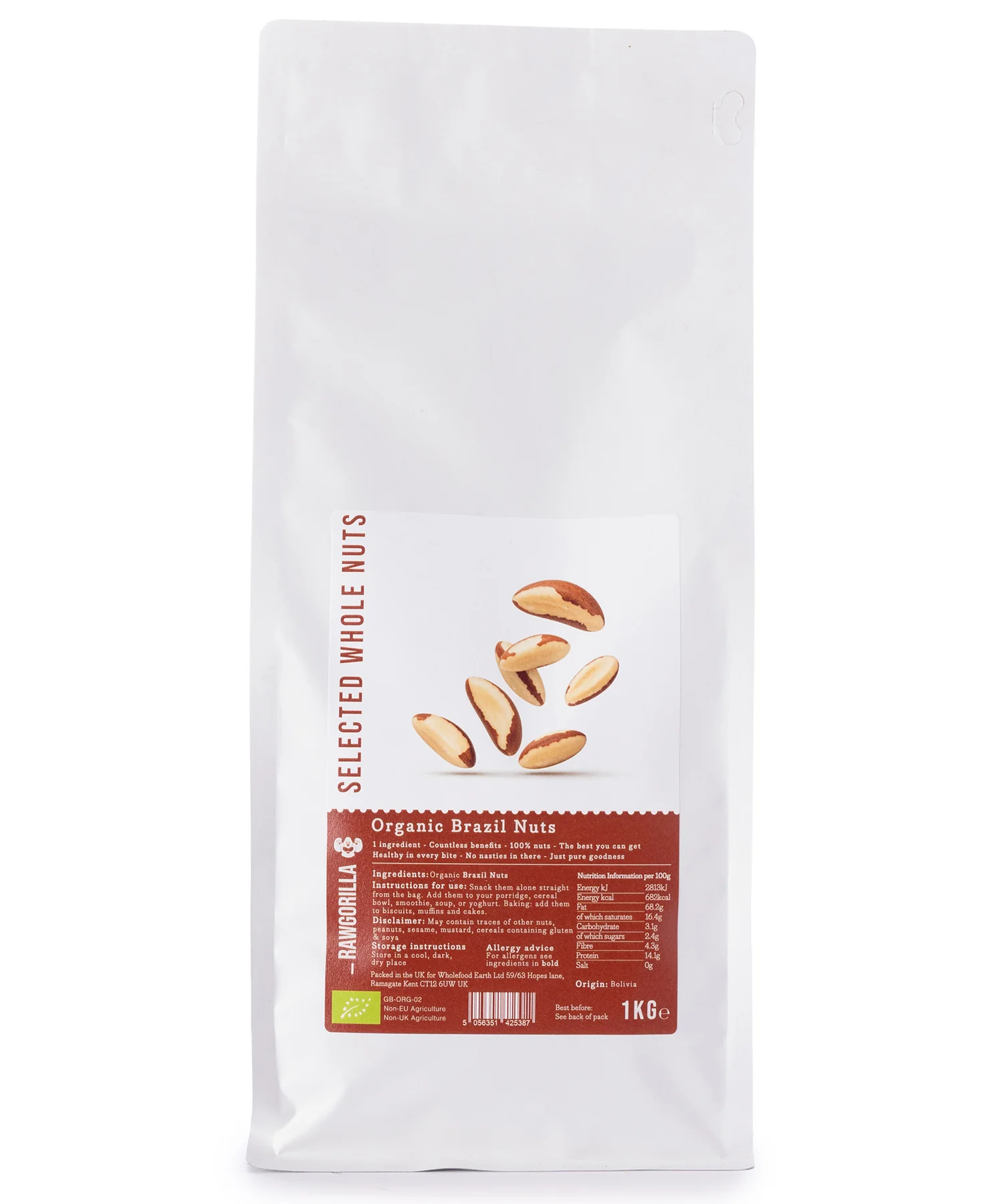 Organic Brazil Nuts - RAWGORILLA