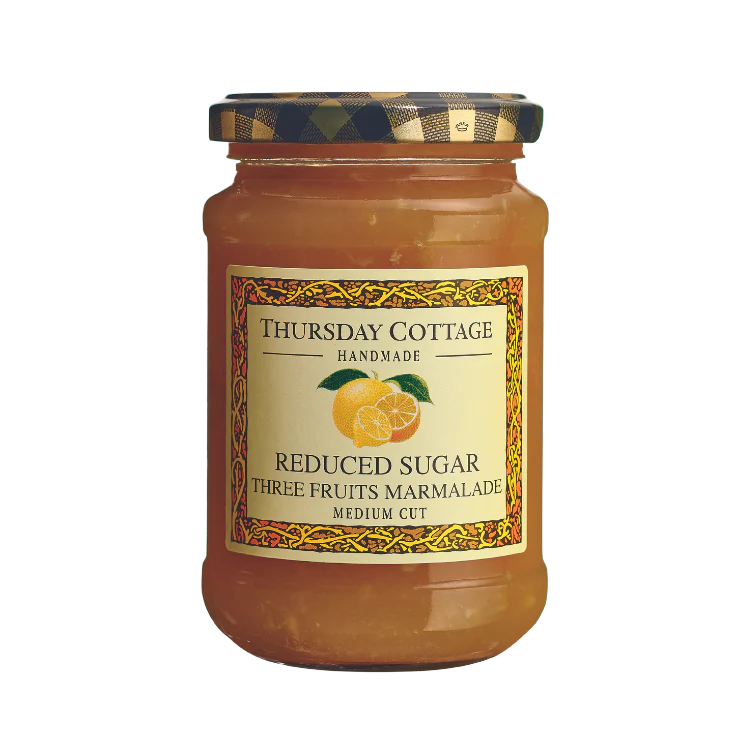Reduced Sugar Three Fruit Marmalade - Thursday Cottage - 315g