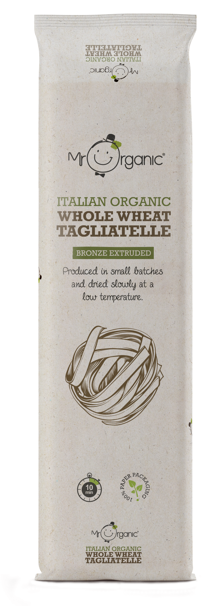 Mr Organic Italian Wholewheat Tagliatelle Pasta