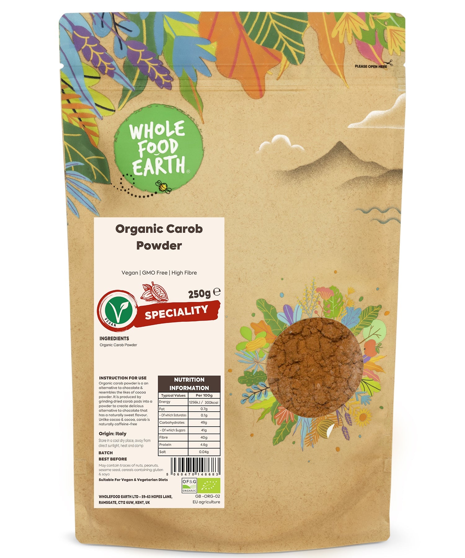 Organic Carob Powder