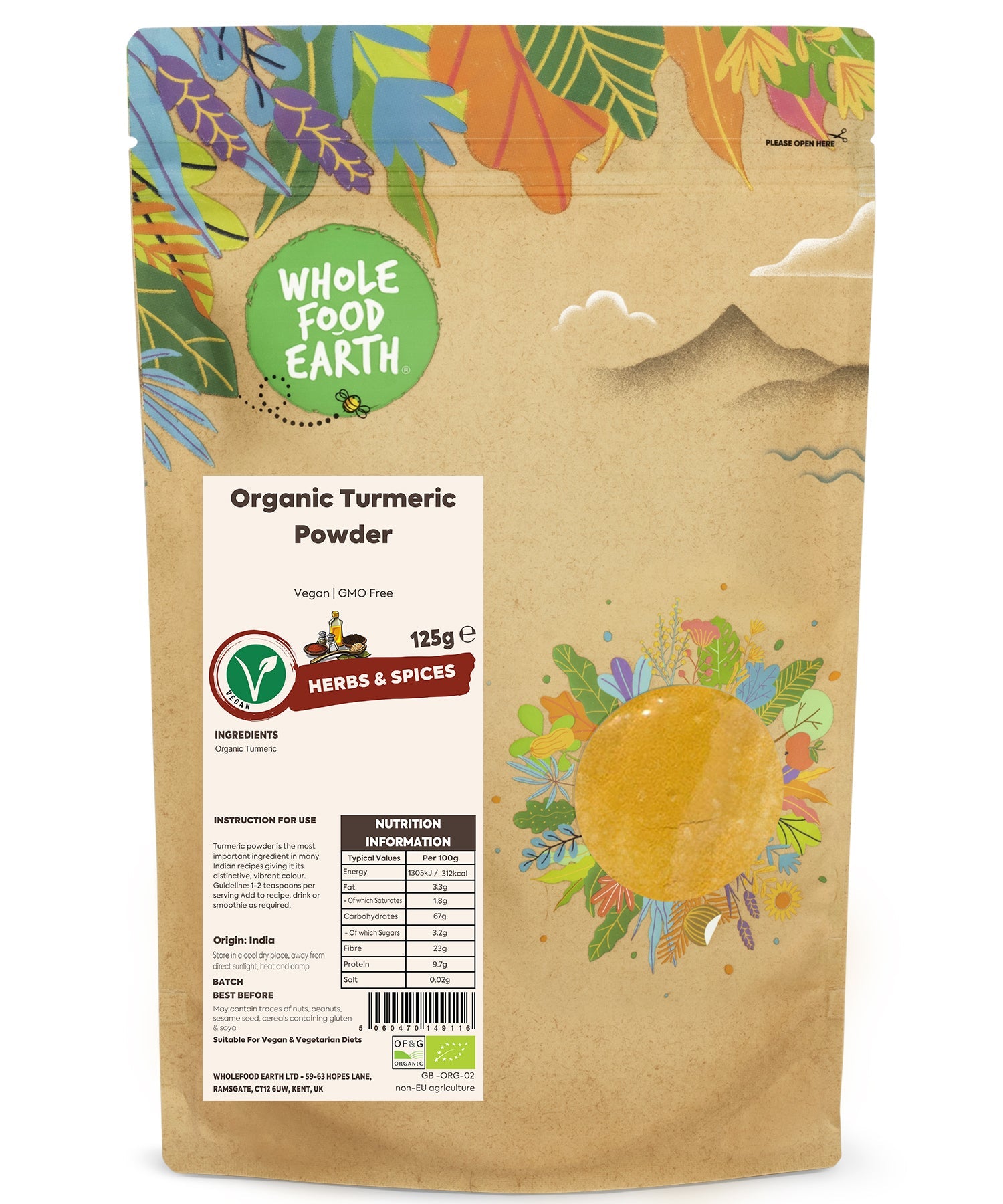 Organic Turmeric Powder