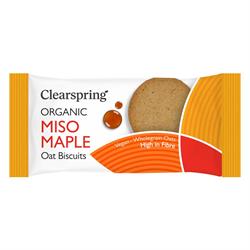 Organic Oat Biscuits Miso Mapl