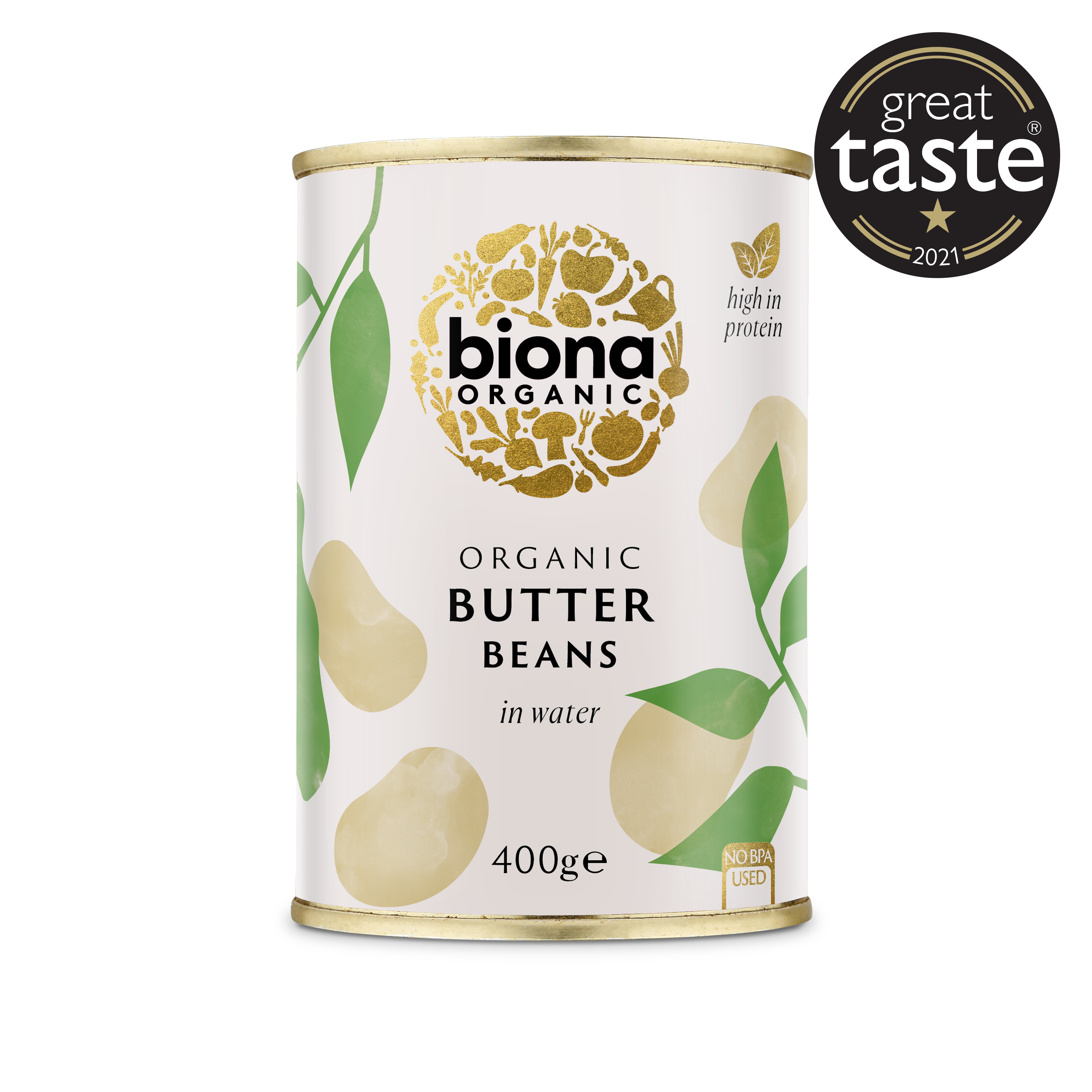 Organic Butter Beans - 400g - Biona