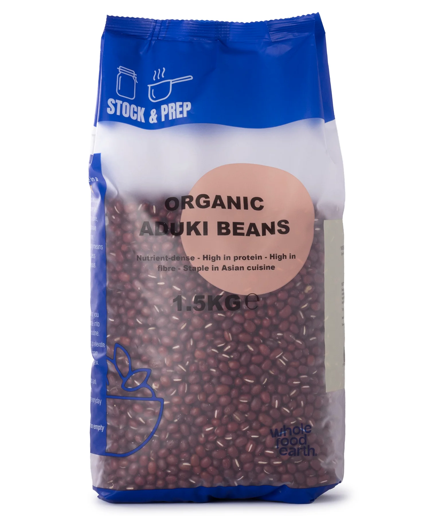 Organic Aduki Beans - Stock & Prep - 1.
