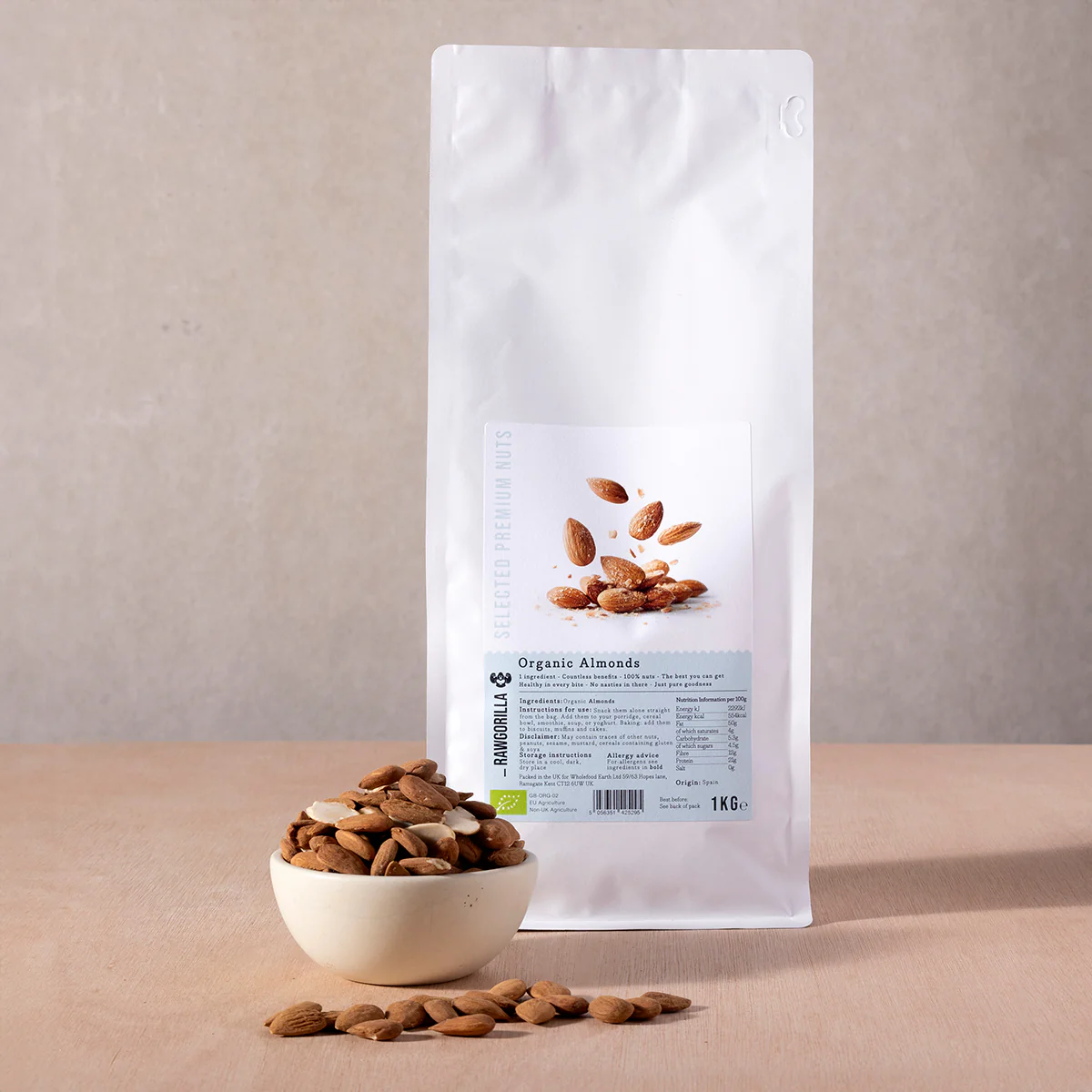 Organic Almonds - RAWGORILLA