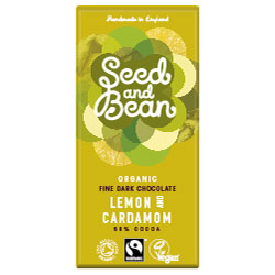 Dark Choc Lemon & Cardamom Bar