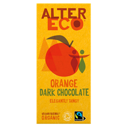 AlterEco Organic Dark Chocolate with Orange 100g