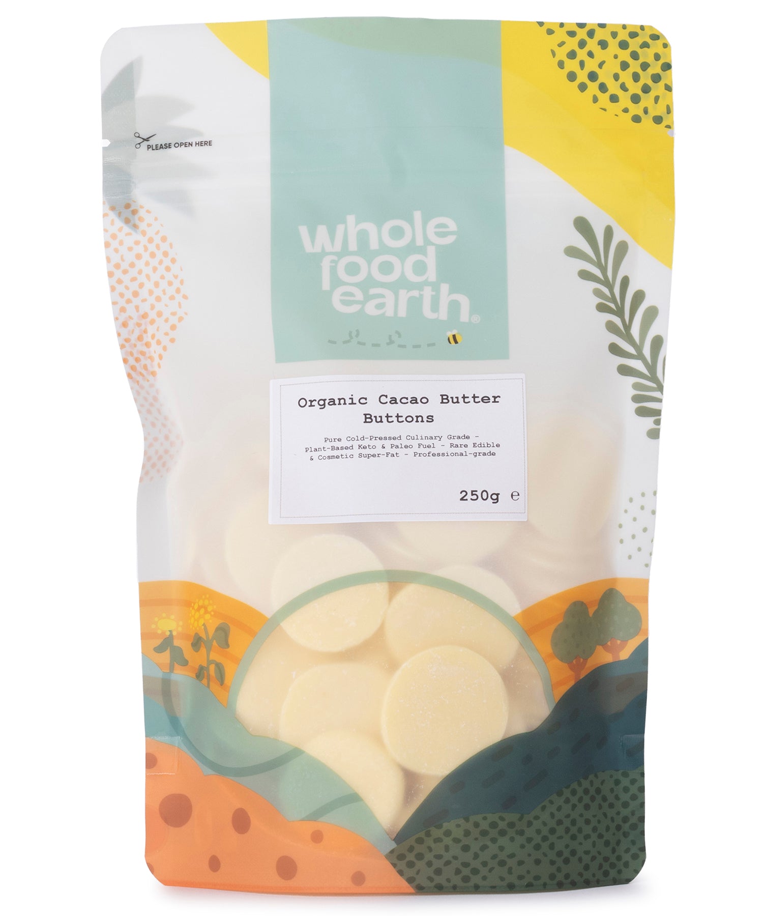 Organic Cacao Butter Buttons