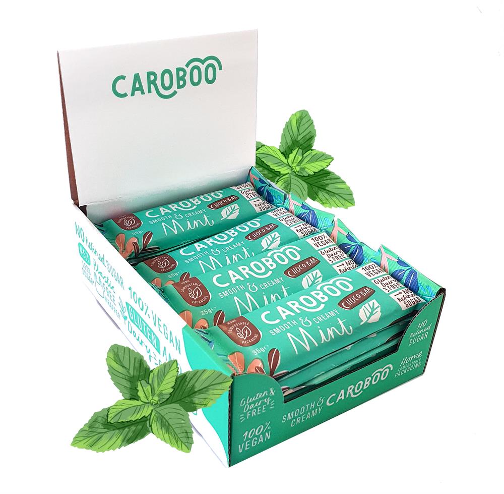 Caroboo Mint Carob Bar