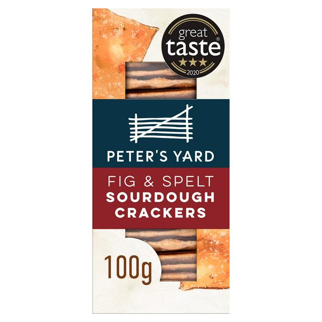 Fig & Spelt Sourdough Crackers - Peters Yard - 100g