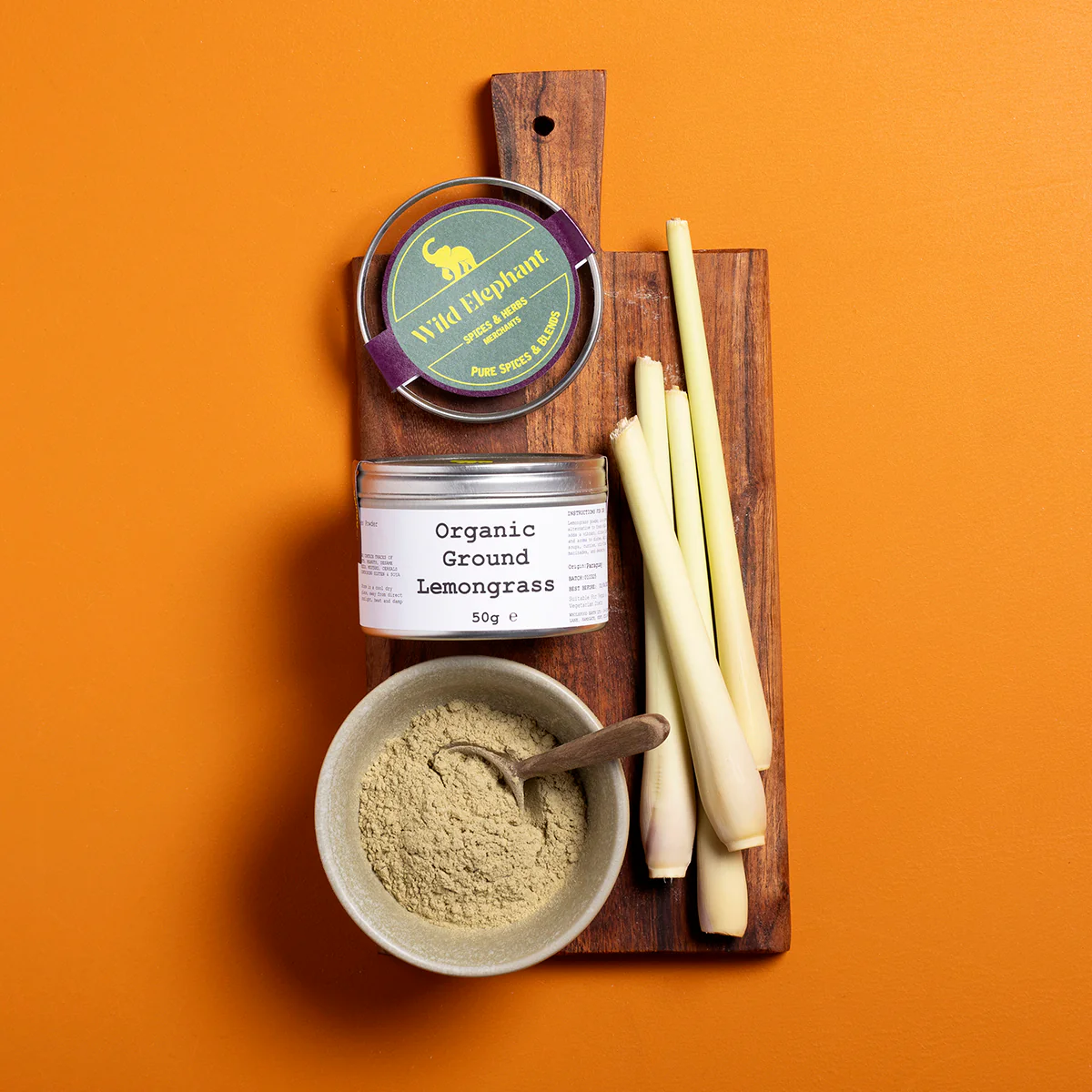 Organic Ground Lemongrass - Wild Elephant