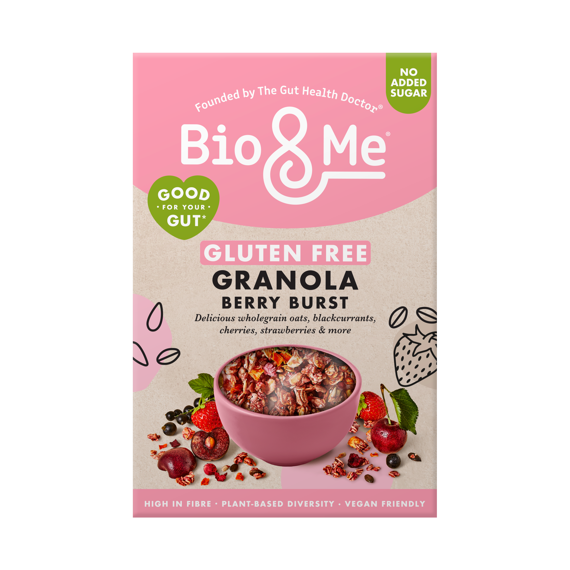 Berry Burst Gluten Free Granola Gut Loving Granola 