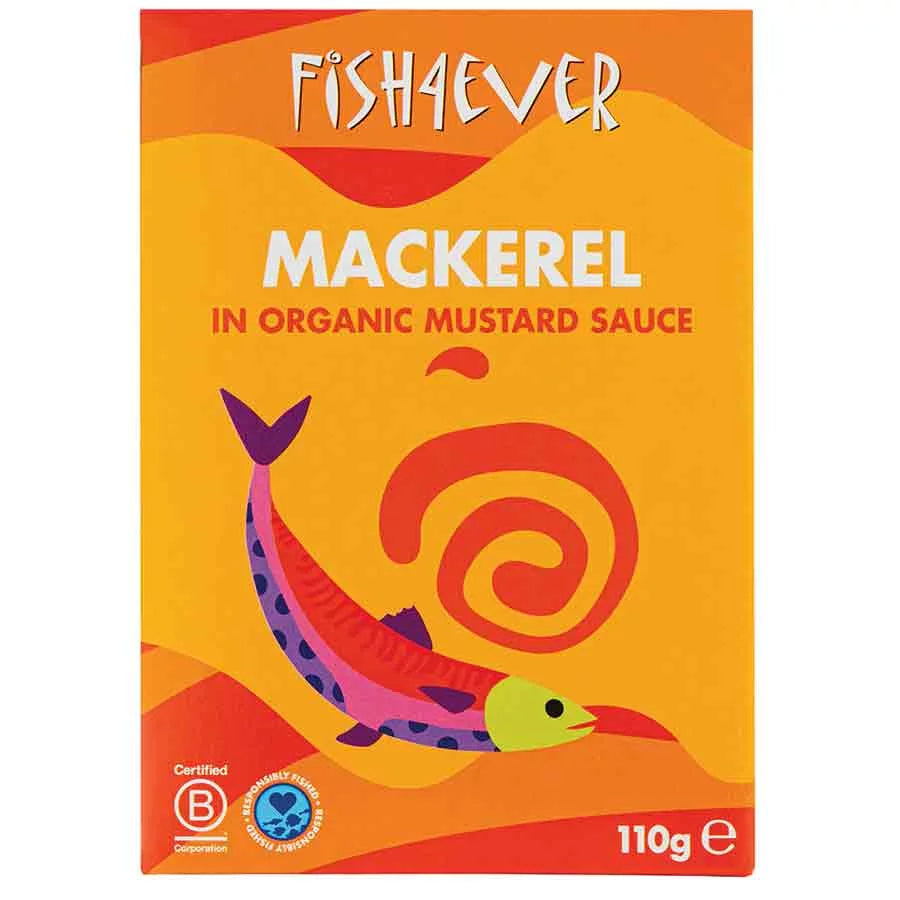 Mackerel Fillets in Mustard Sauce - Fish4Ever - 110g