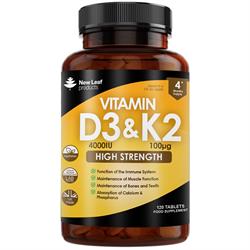 Vitamin D3 & K2 Tablets