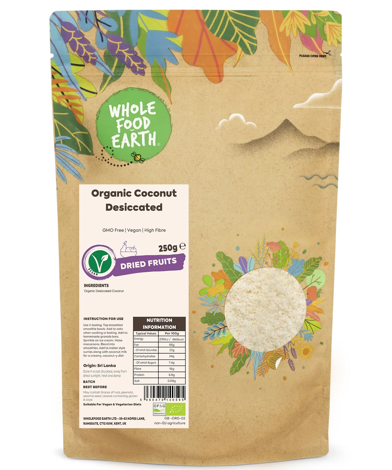 Organic Coconut Desiccated