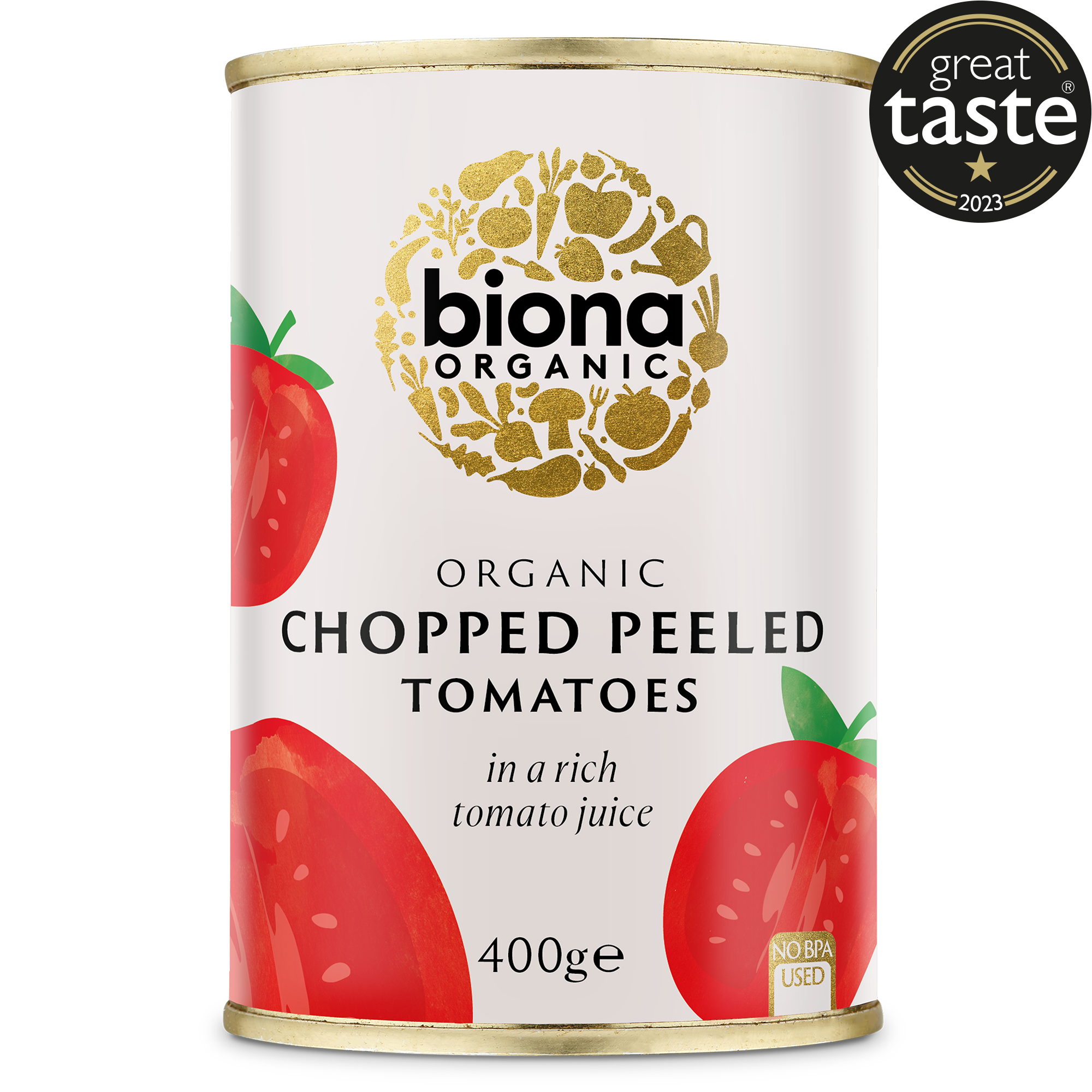 Organic Chopped Tomatoes - 400g - Biona