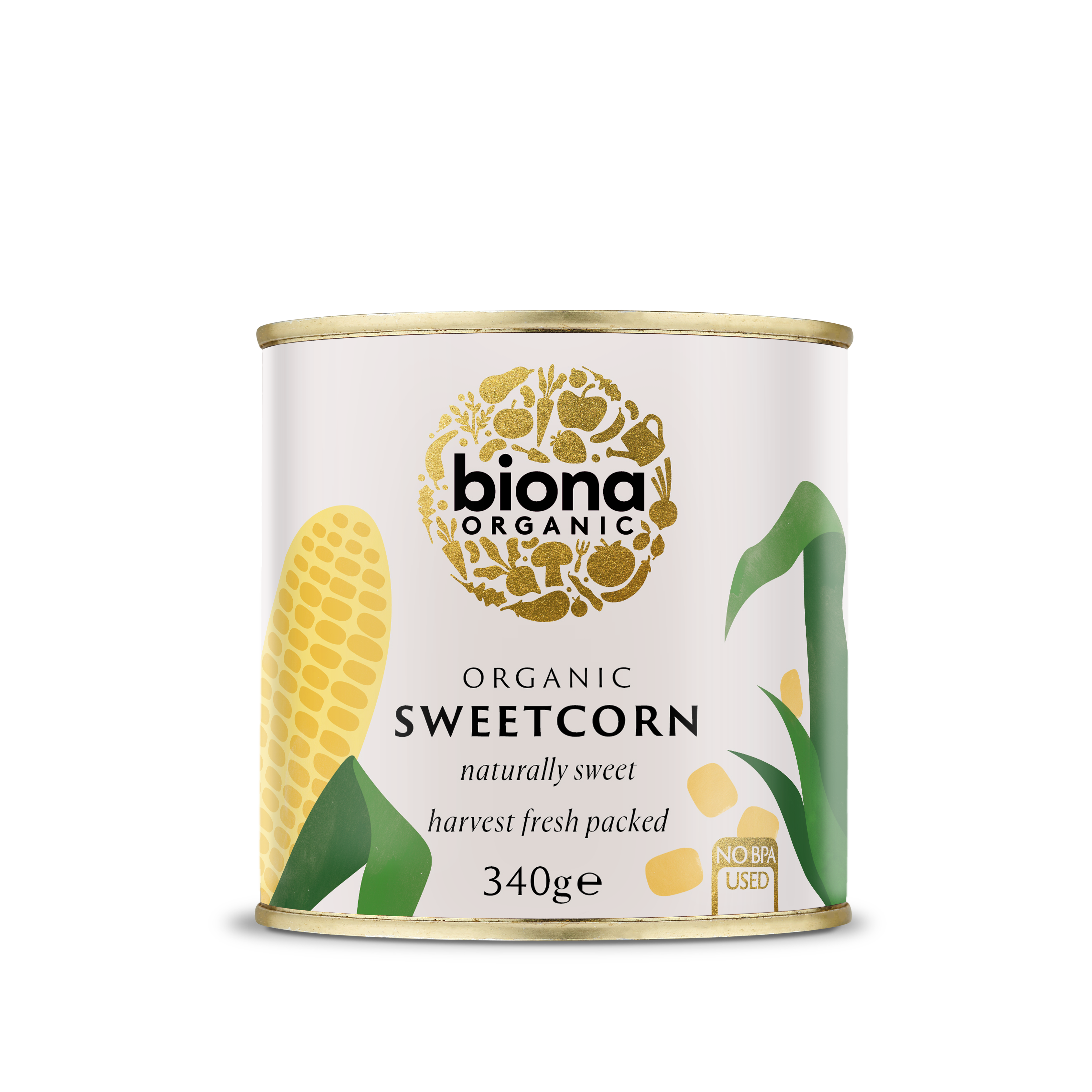 Organic Sweetcorn - No added sugar - 340g - Biona