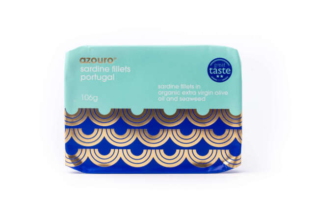 Sardines Fillets Organic Olive Oil & Seaweed - Azouro - 106g