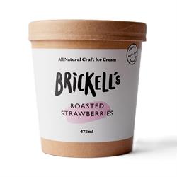 Roasted Strawberries Ice Cream