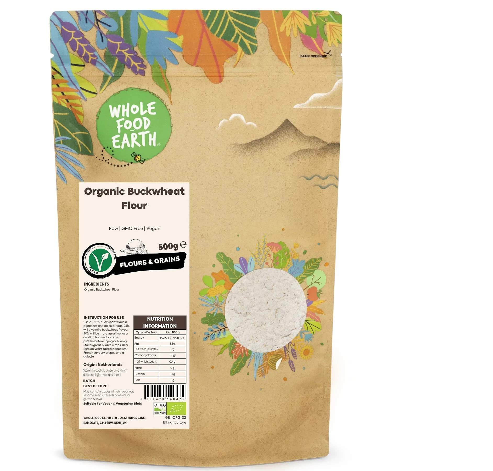 Organic Buckwheat Flour