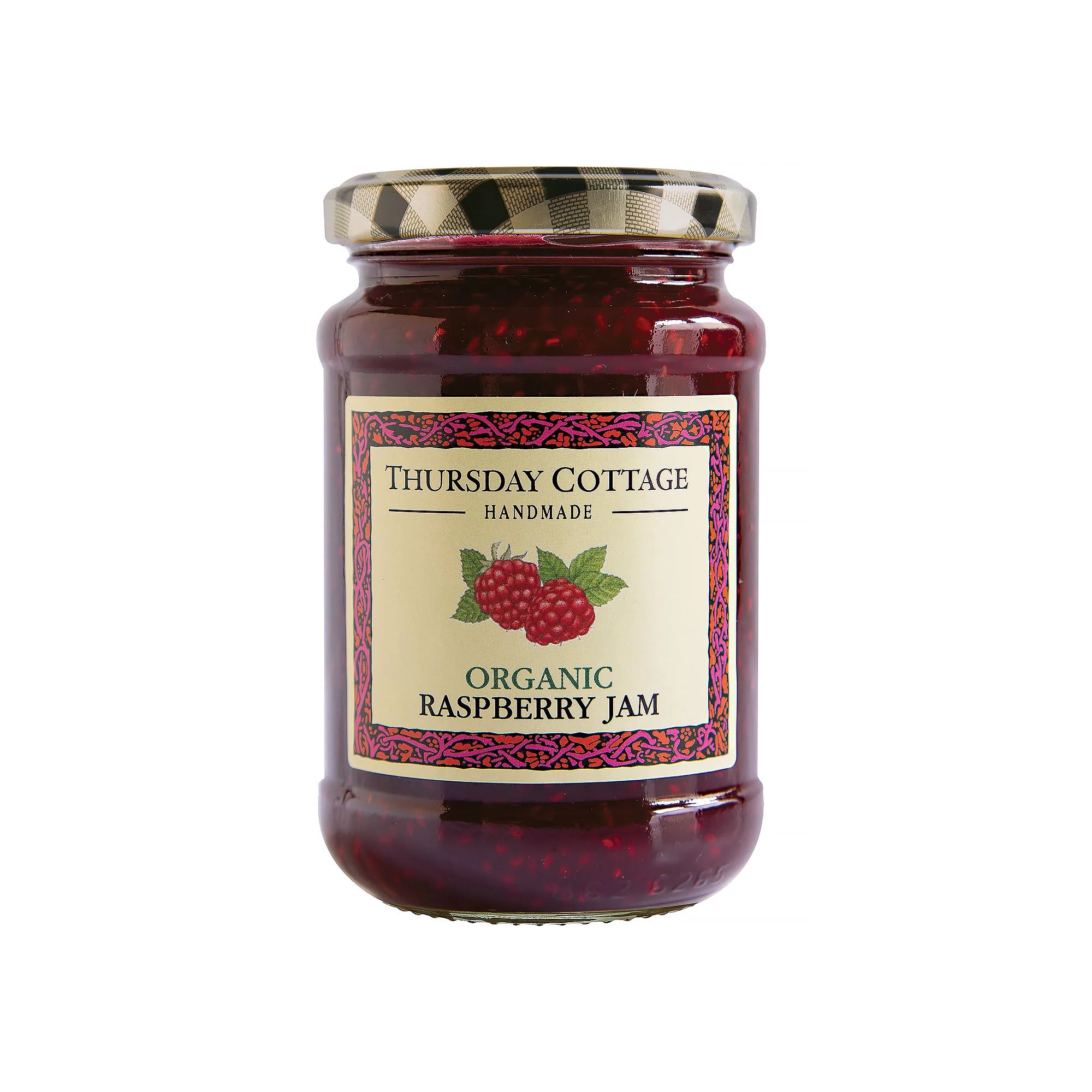 Organic Handmade Raspberry Jam - 340g - Thursday Cottage