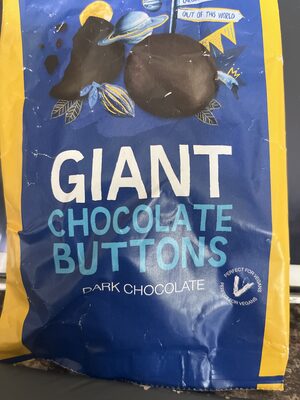 Giant Dark Chocolate Buttons