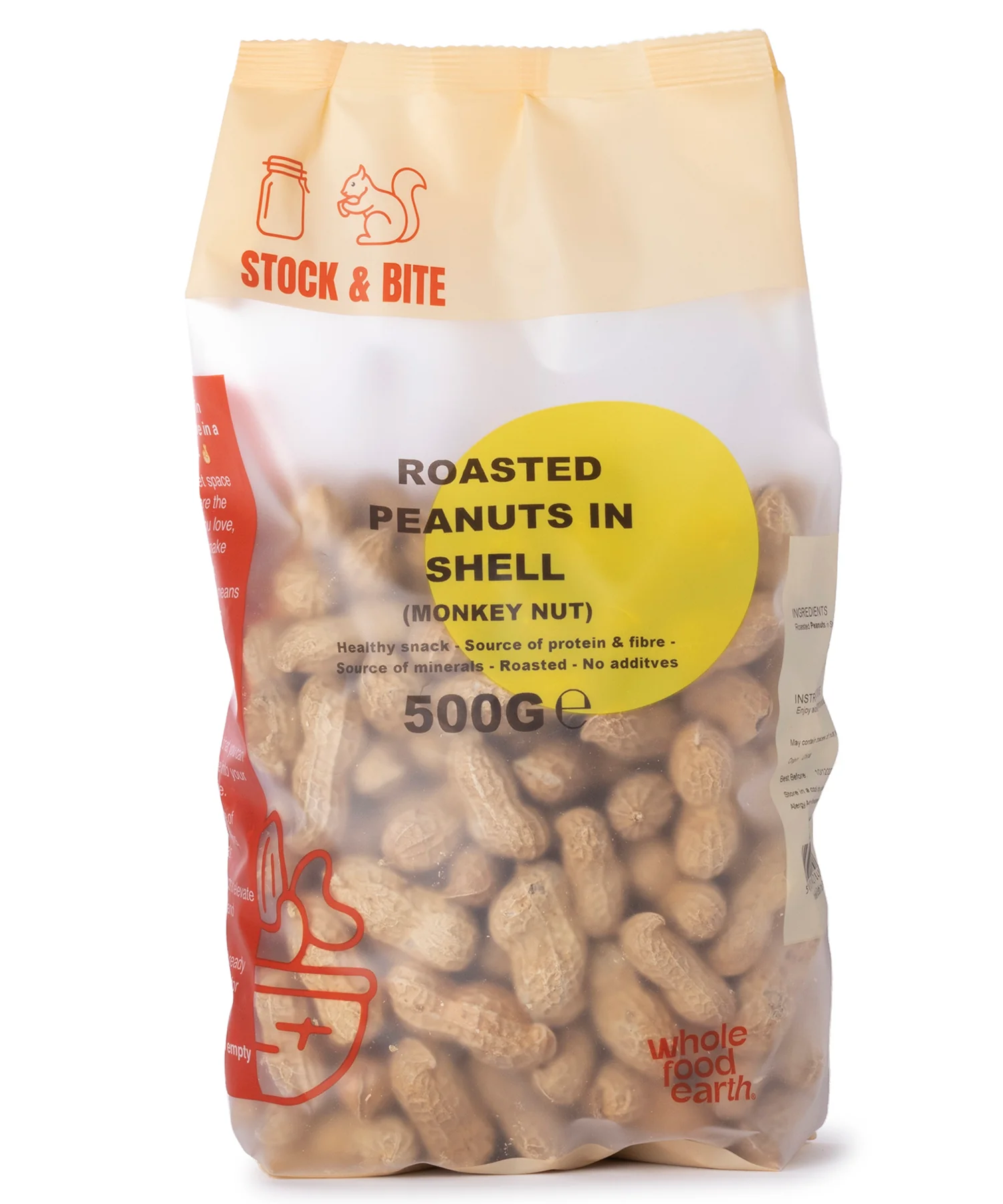 Roasted Peanuts in shell (Monkey Nut) - Stock & Bite